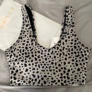 Balance Athletica snow leopard bra